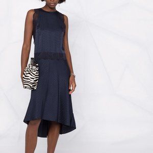 Zadig &Voltaire Roberto drop-waist lace-trim dress size M